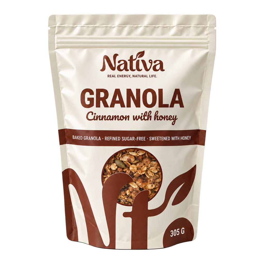 Nativa Cinnamon & Honey Granola – 305 g